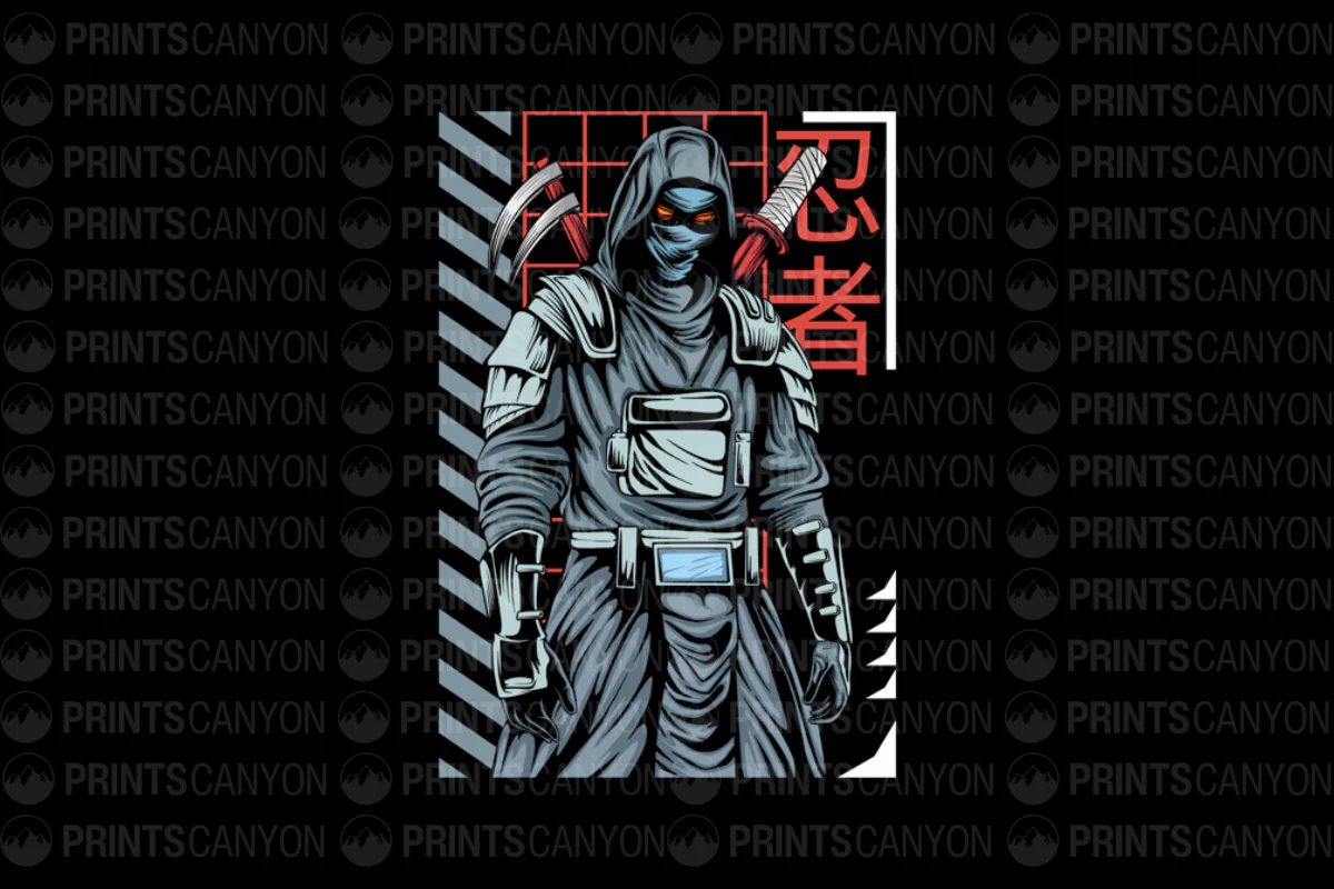 Ninja Warrior Graphic Tee Design for Anime and Manga Lovers