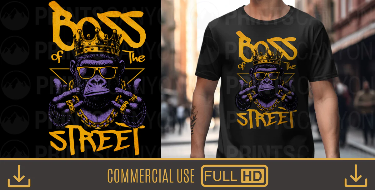 Boss of the Street – Gangster Gorilla Urban Design