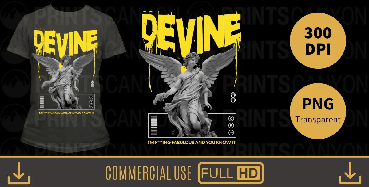 Devine – Urban Gothic Angel Aesthetic