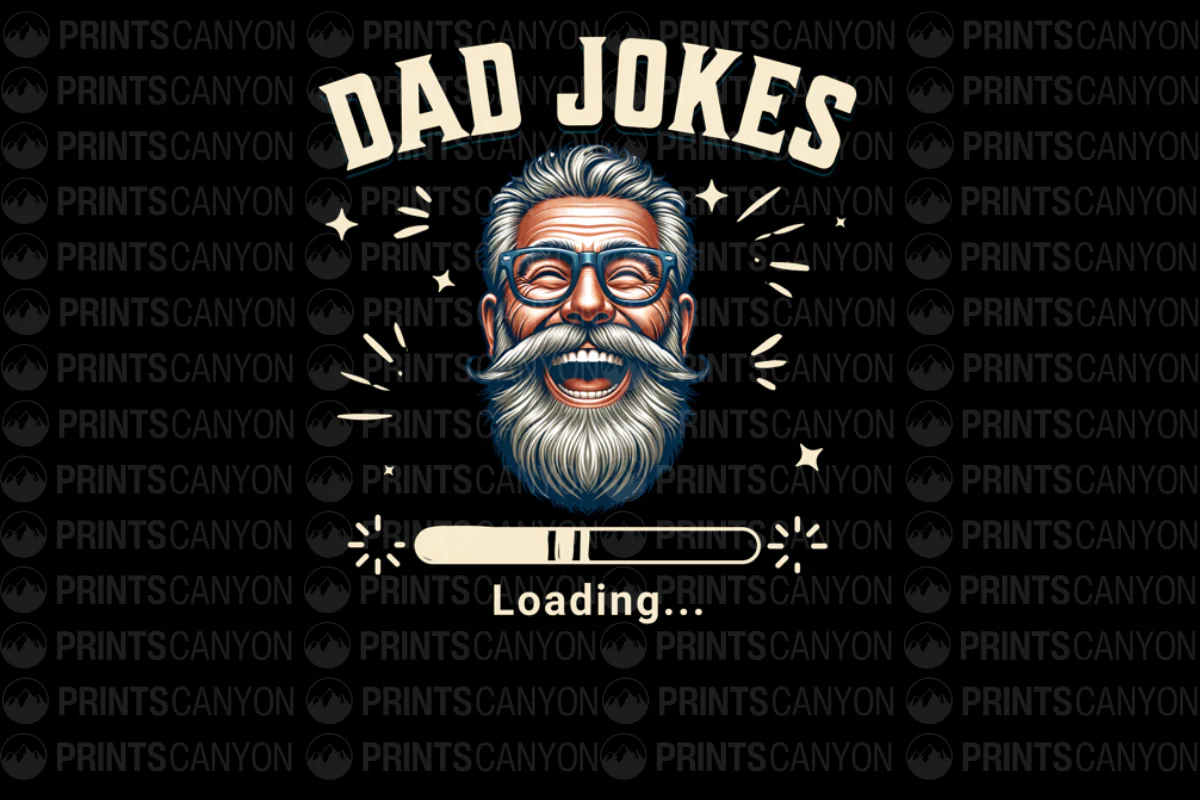 Dad Jokes Loading T-Shirt Design for Fun and Humor Lovers