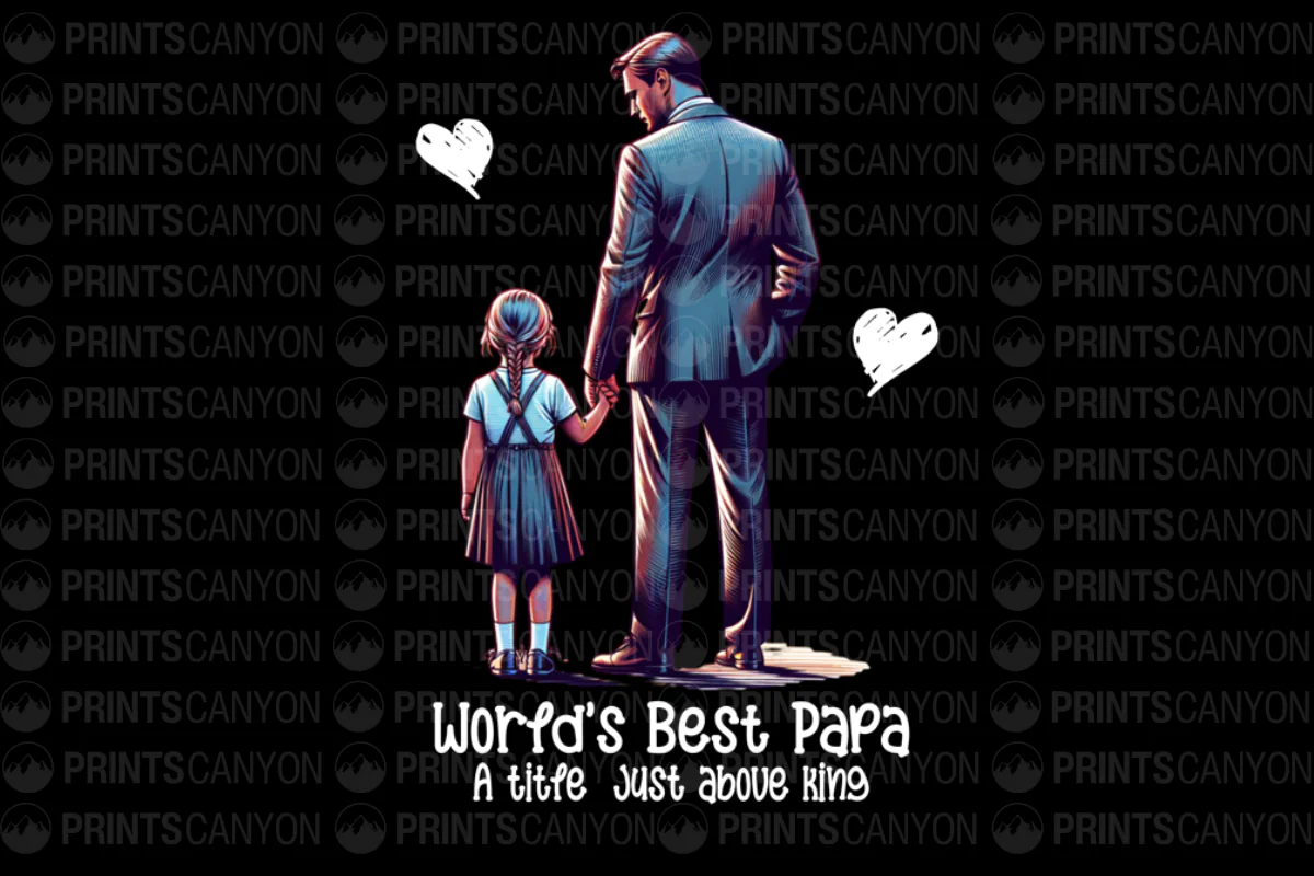 World's Best Papa T-Shirt Design for Dads and Grandpas