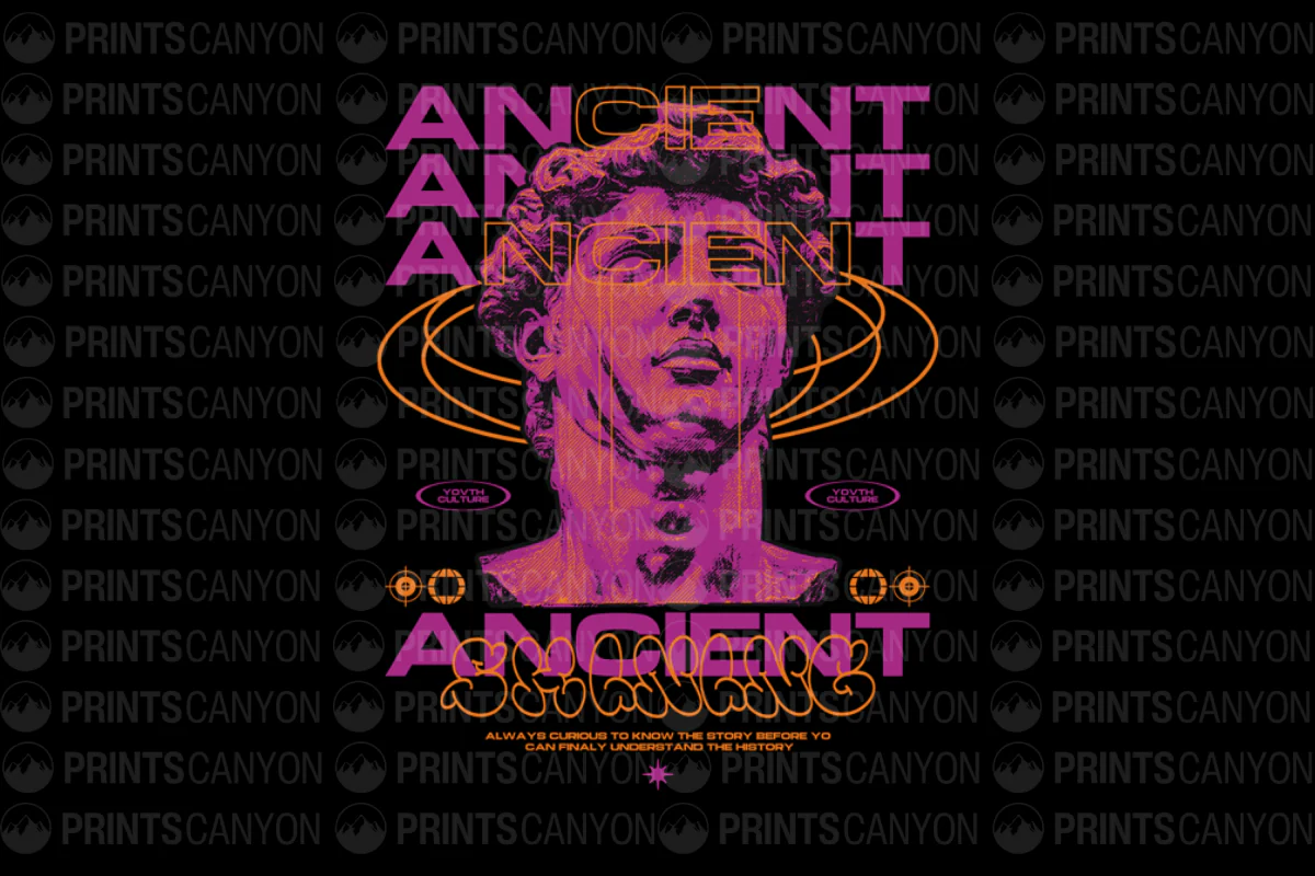 Ancient Curiosity T-Shirt Design - Unravel the Story and Embrace History